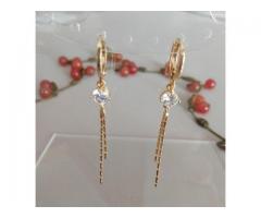 Сережки медзолото