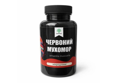 Микродозинг красного мухомора — 60 веганских капсул для энергии и баланса