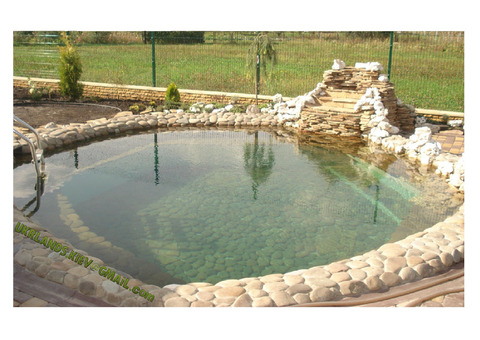 Купальне Озеро Декоративні водойми, пруд с водопадом, рибалка в подвірї 