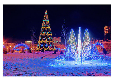 Новорічна ілюмінація, прикрасити гірляндами!