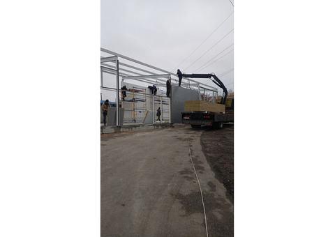 Монтаж сендвіч-панелей, металоконструкцій, профлист