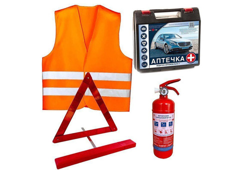 Автомобільні комплекти безпеки ВП-1 та ВП-2 — сертифікований захист за вимогами ПДР України