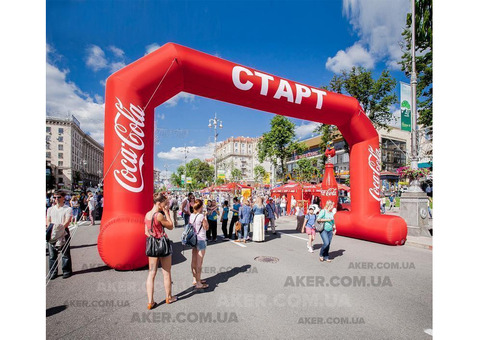 Надувні арки та надувні намети. Надувна рекламна.