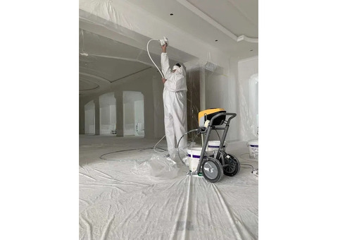 Безвоздушне Фарбування - стін, стелі , колон - висока якість