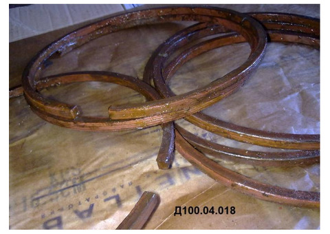 Поршневі кільця Д100.04.018 для двигунів 2Д100 та 10Д100 — надійність і ресурс двигуна